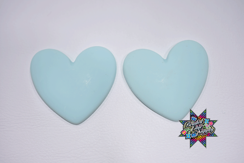 Matte Heart Shape Centers | 38mm