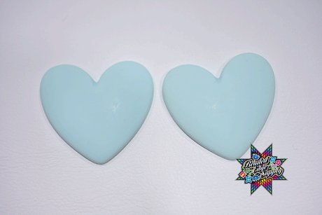 Matte Heart Shape Centers | 38mm