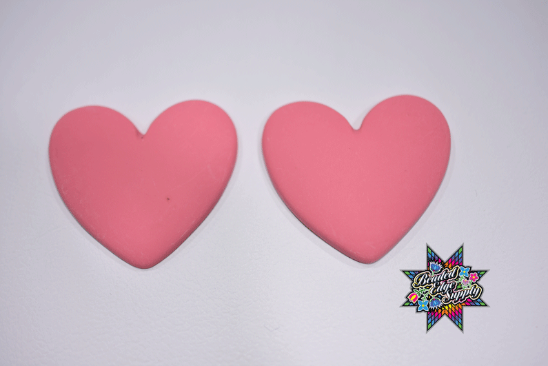 Matte Heart Shape Centers | 38mm