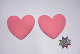 Matte Heart Shape Centers | 38mm