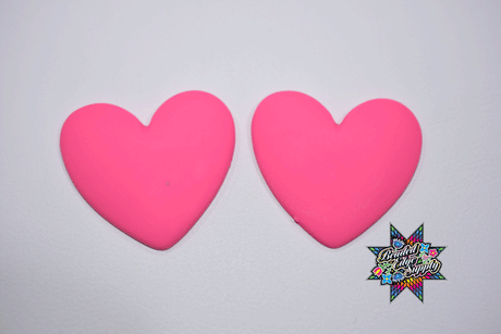 Matte Heart Shape Centers | 38mm