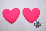 Matte Heart Shape Centers | 38mm