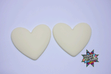 Matte Heart Shape Centers | 38mm