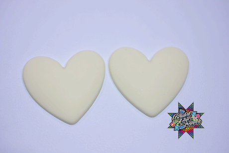 Matte Heart Shape Centers | 38mm