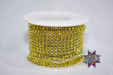 SS8 Metal Rhinestone Color Stone | Yard