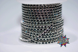 SS8 Metal Rhinestone Color Stone | Yard