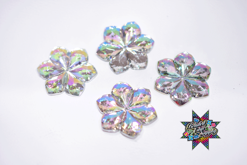 1" Flower Shape | 2 Pairs