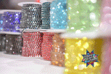SS8 Metal Rhinestone Color Stone | Yard