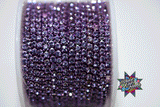 SS8 Color Metal Rhinestone Banding |Yard