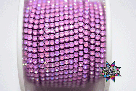 SS6 Moka Metal Rhinestone Banding | Yard
