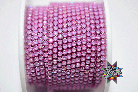SS6 Moka Metal Rhinestone Banding | Yard
