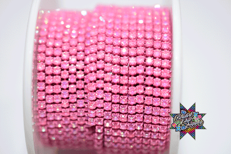 SS6 Moka Metal Rhinestone Banding | Yard