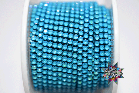 SS6 Moka Metal Rhinestone Banding | Yard
