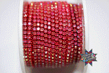 SS6 Moka Metal Rhinestone Banding | Yard