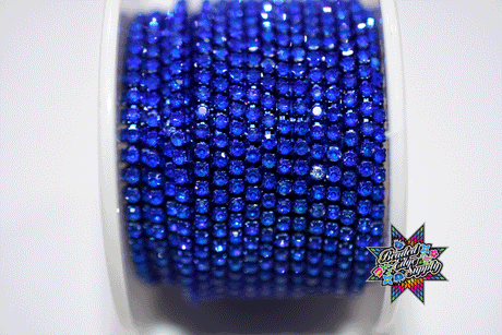 SS6 Fancy Metal Rhinestone Banding | Yard