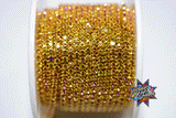 SS6 Fancy Metal Rhinestone Banding | Yard