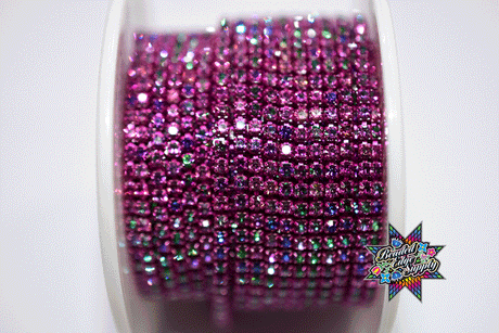 SS6 Fancy Metal Rhinestone Banding | Yard