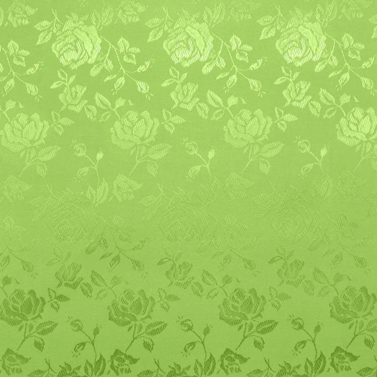 Satin Flower Brocade | Lime