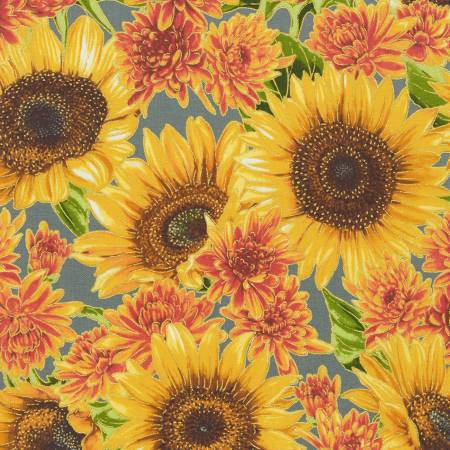 Flowers Sunflower | Fabric