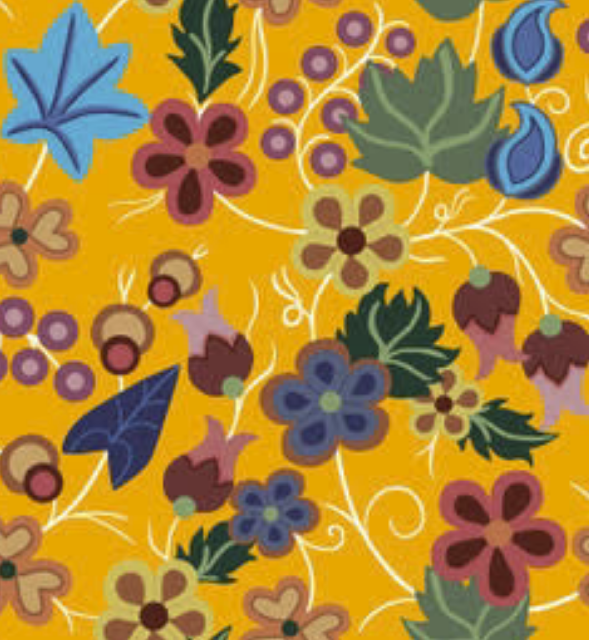 Native Floral Yellow