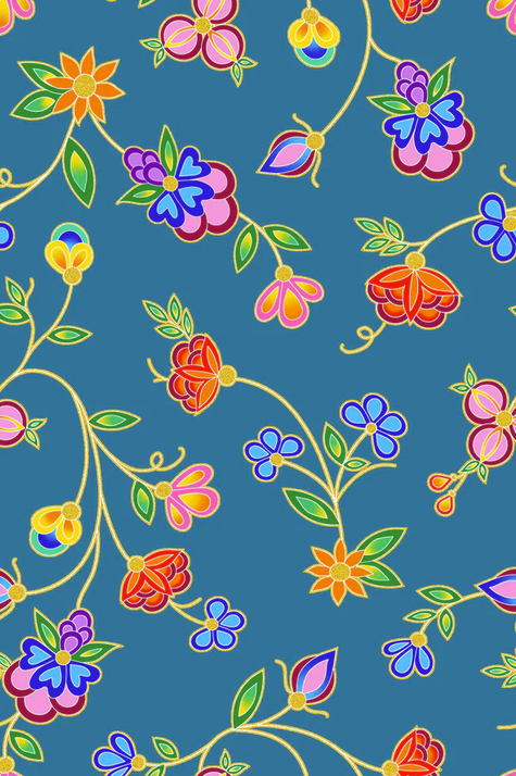 TM Koko Blooms - Turquoise