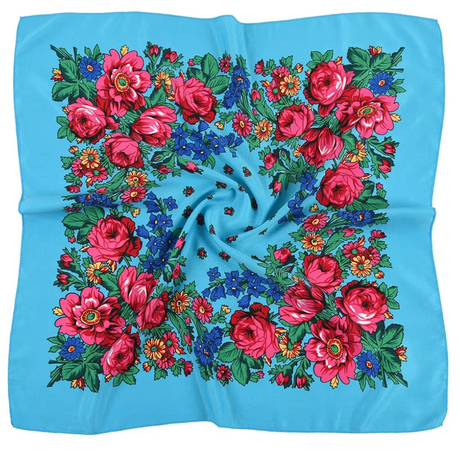 Floral Scarves "Small Flowers" 30x30