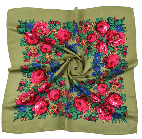 Floral Scarves "Small Flowers" 30x30