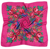 Floral Scarves "Small Flowers" 30x30