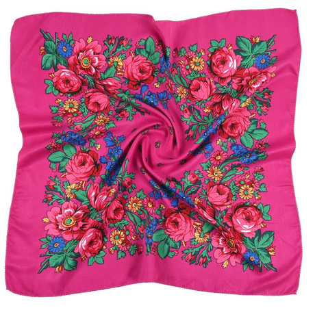 Floral Scarves "Small Flowers" 30x30
