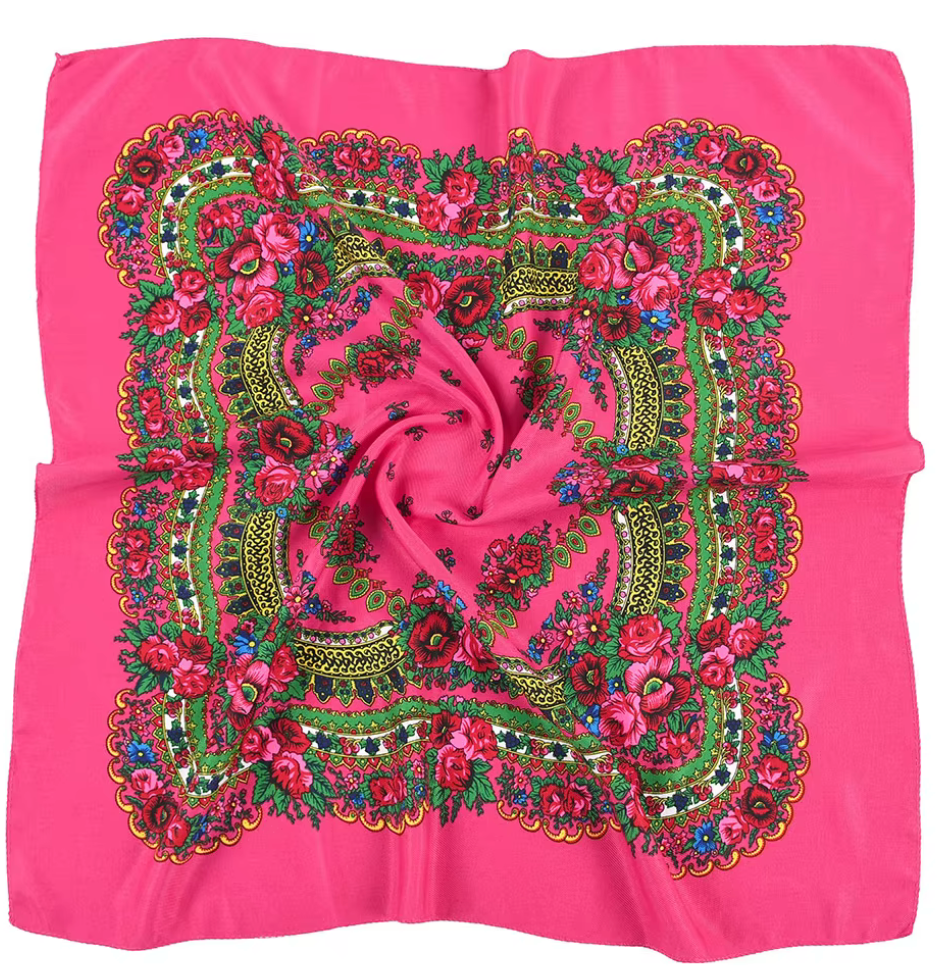 Floral Scarves 5 30"x30"