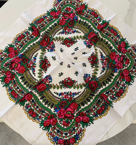 Floral Scarves 5 30"x30"