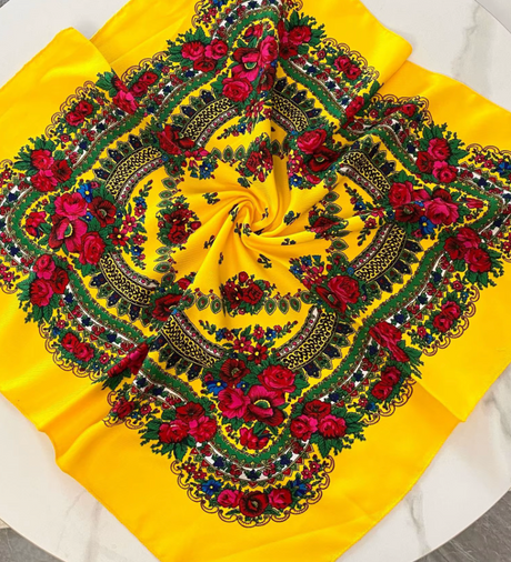 Floral Scarves 5 30"x30"