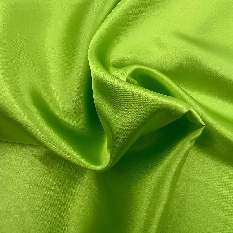 Lime Green Satin | Yard