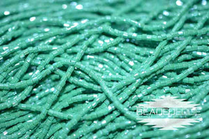 11/0 2 Cut OP Green Luster