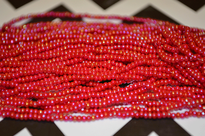 11/0 OP Red AB | Seed Beads