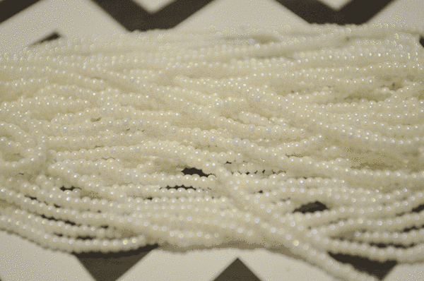 11/0 OP White Luster | Seed Beads