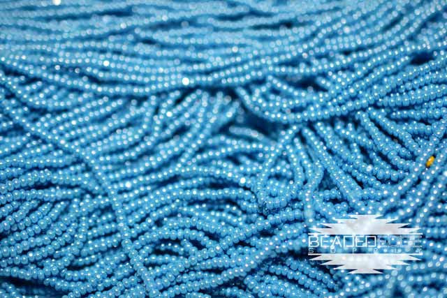 11/0 OP Turquoise Blue Luster | Charlotte Cut in