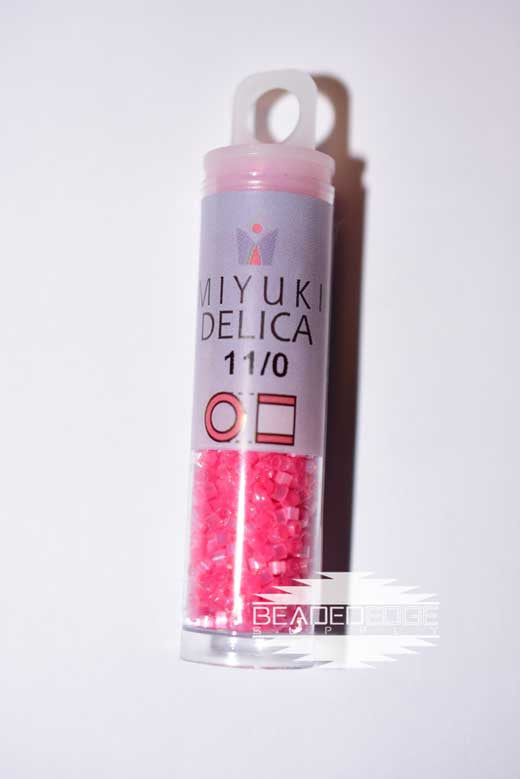 Delica Silk Inside Dyed Rose AB 11/0 DB1867