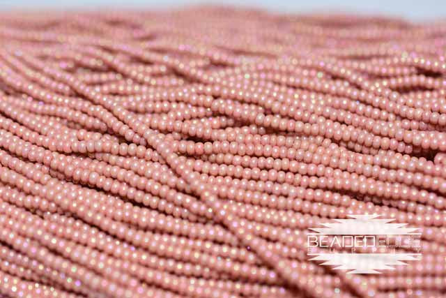 Japanese Glass Seed Beads Size 11/0-395 Pink Lined Crystal