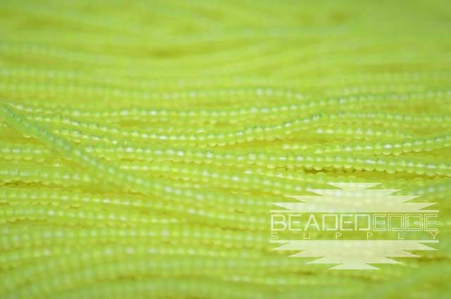 11/0 TR Matte Neon Yellow | Seed Beads