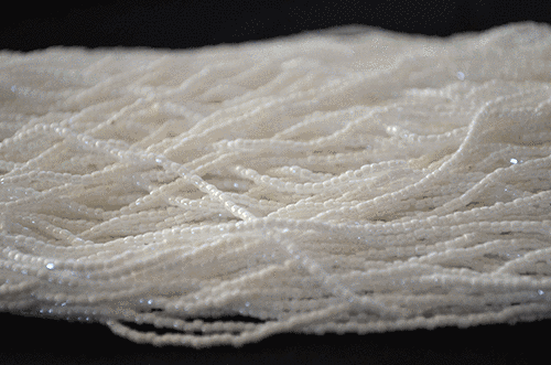 White Luster Color 12/0 OP White Luster | 3 Cut – Beaded Edge Supply