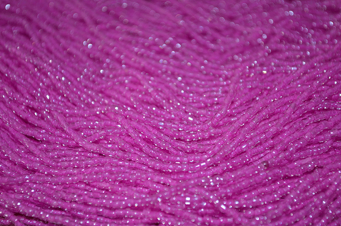 12/0 Crystal Lined Hot Pink | 3 Cut