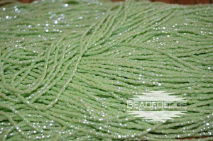 11/0 2 Cut OP Lime Green Luster
