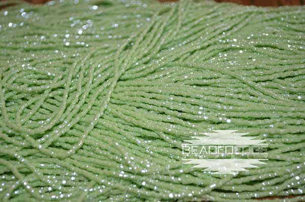 11/0 2 Cut OP Lime Green Luster