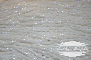 11/0 2 Cut OP White AB