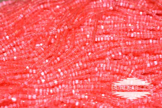 9/0 Salmon Pink Satin | 3 Cut