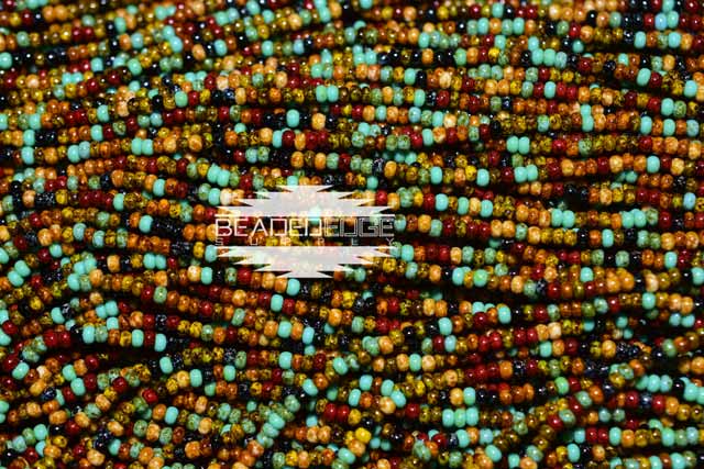 11/0 Parquet Travertine | Seed Beads