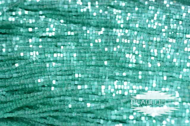 11/0 2 Cut Emerald Satin