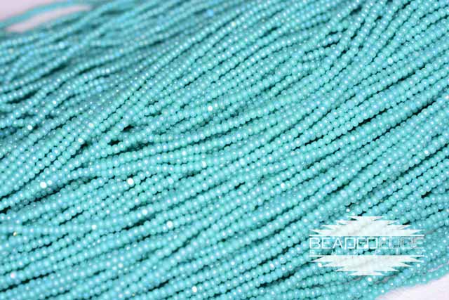 13/0 OP Turquoise Green AB | Charlotte Cut