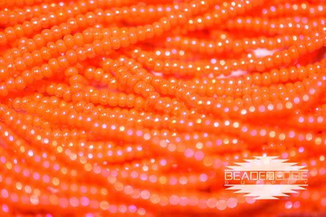 11/0 OP Orange AB| Seed Beads